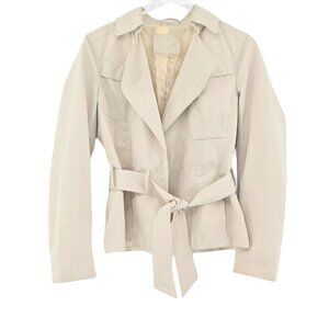 Bally Beige Belted Trench Coat